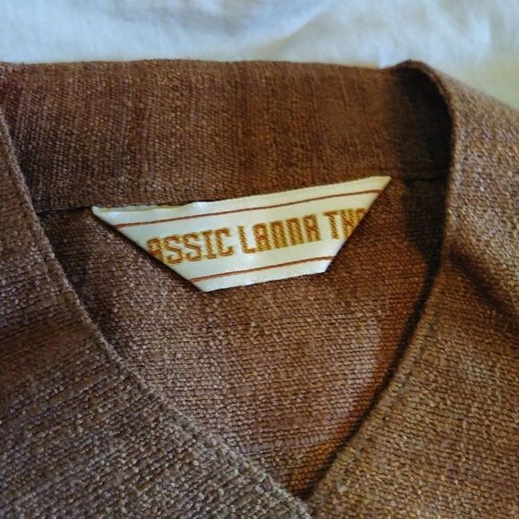 Classic Lanna Thai 100% Raw Silk Button Up Shirt Tunic - Picture 5 of 7